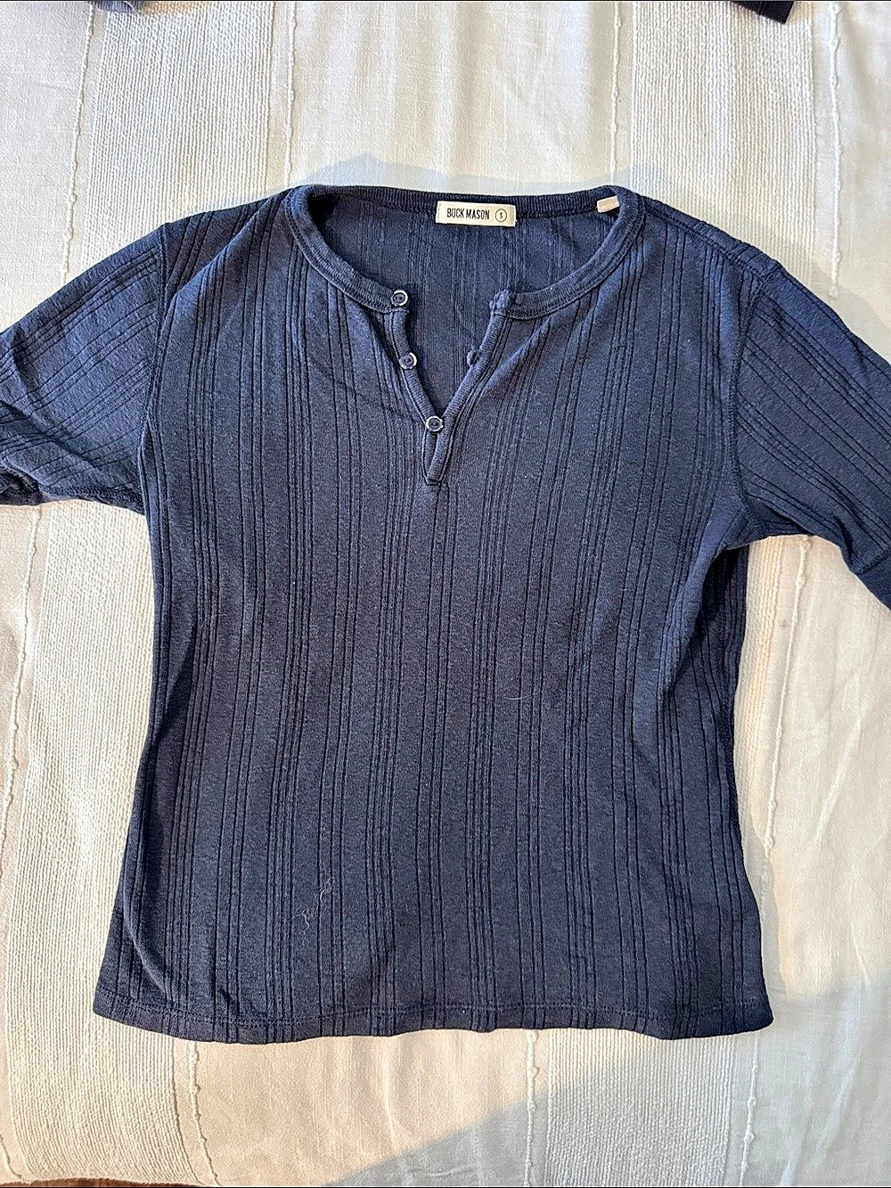 Buck Mason women’s Henley short sleeve